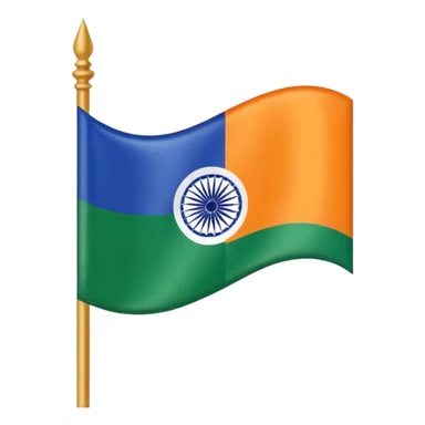 Akhand Bharat flag sticker