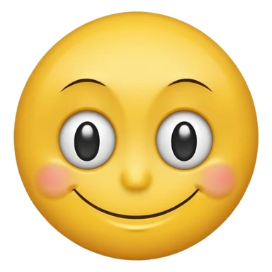 a smiley face with two eyes and a frown sticker