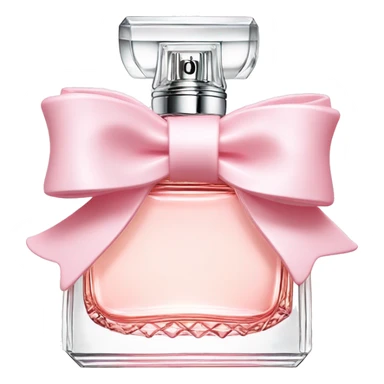 Light pink Miss Dior perfume with bow sticker