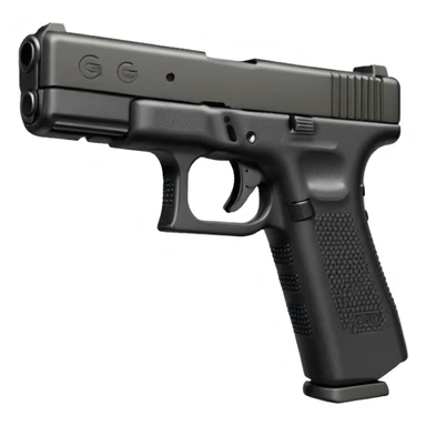Glock 17 with an extended magazine sticker