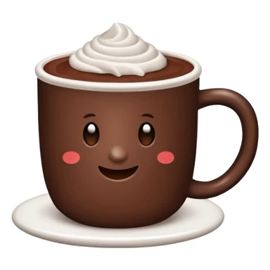 a hot cup of hot cocoa sticker