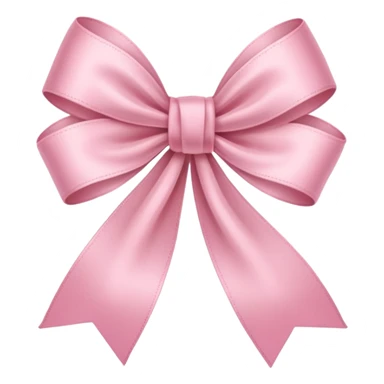 Ribbon which color is a light pink sticker