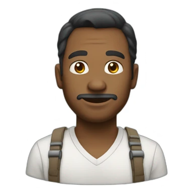 Un homme daltonien sticker