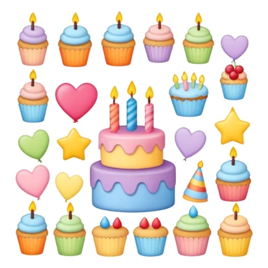 Happy birthday note stickers  sticker
