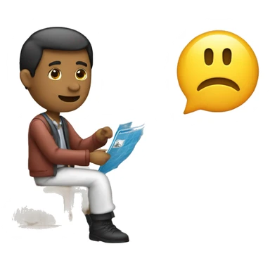 un homme qui tend une carte Rivers de UNO sticker