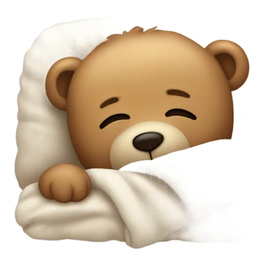 Teddy sleep sticker