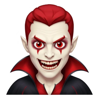 red men Vampire sticker