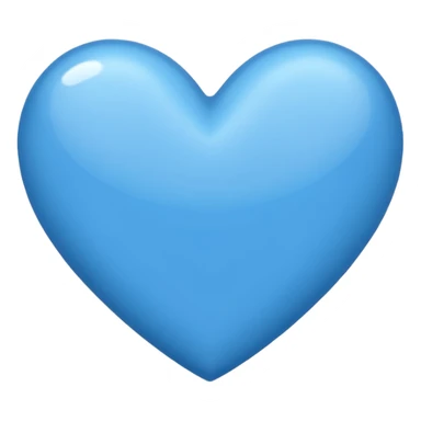 Coeur bleu Normal  sticker