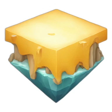 Diente vista isométrica  sticker