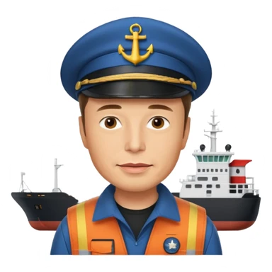 Elon musk on a cargo shop sticker