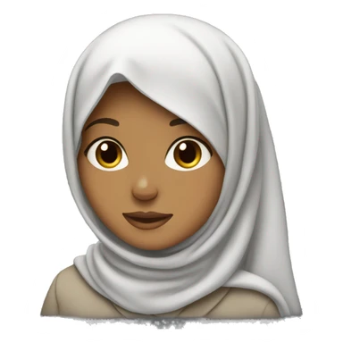 Hijab girl.  sticker