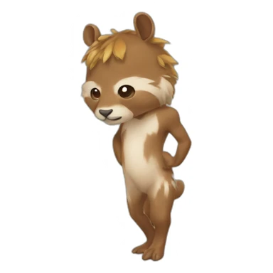 Kapibara qui nage sticker