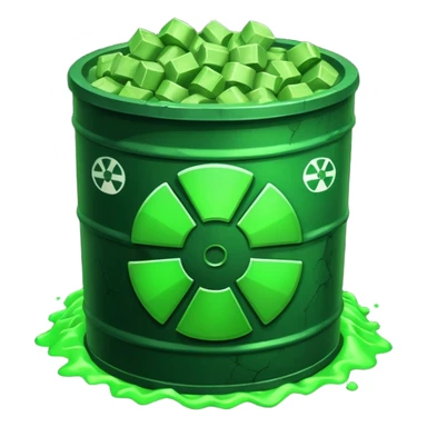 nuclear waste sticker