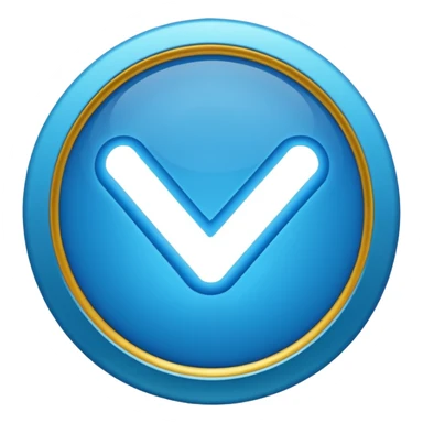 Make the emoji of roblox verify blue tick sticker