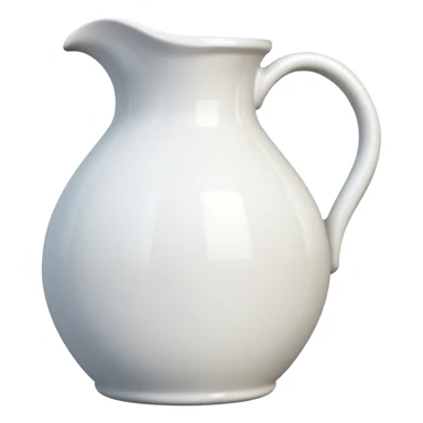 ceramic water jug pitcher sticker