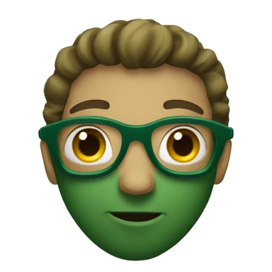 dark green heart emoji sticker