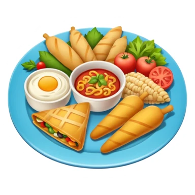 emoji for food service sticker