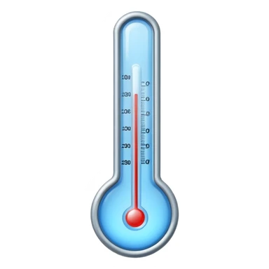 cold ice thermometer only blue color sticker