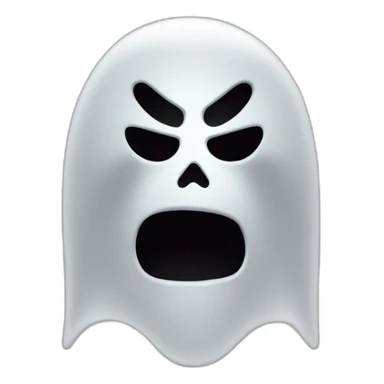 ghost face from scream sticker