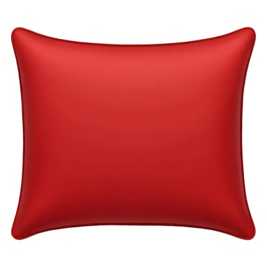 fancy red pillow sticker
