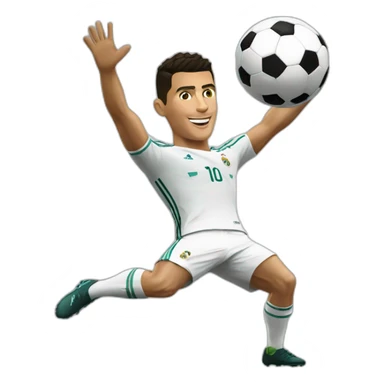 Cristiano ronaldo doing the Suii sticker