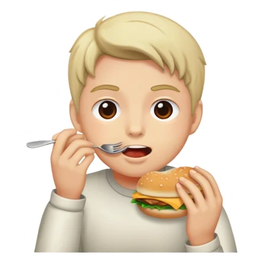 Caseoh eating sticker