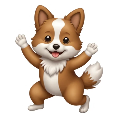ik wil een hond die danst sticker