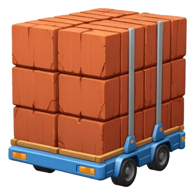 A truckload of bricks sticker