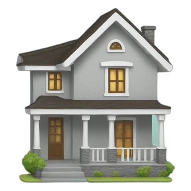 Home icon line sticker