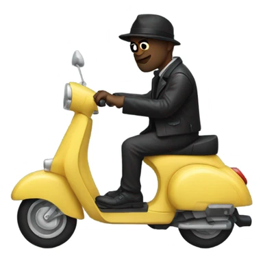 Welsh gangster on a scooter sticker