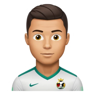 Cristiano Ronaldo football emojis sticker