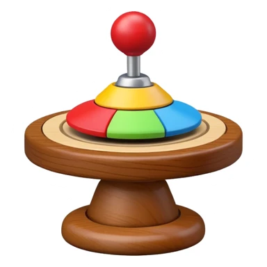 toy spinning top sticker
