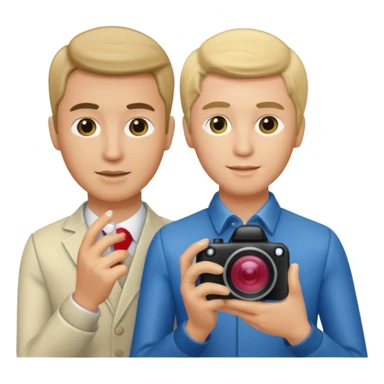 take photos with the wax figures sticker