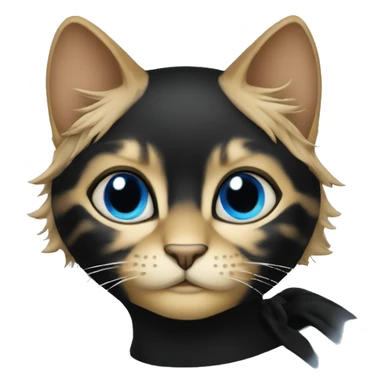 Chat Noir aux yeux bleus  sticker