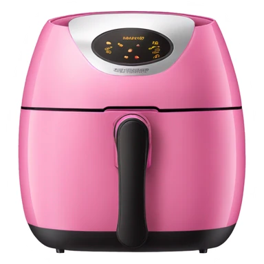 Pink air fryer  sticker
