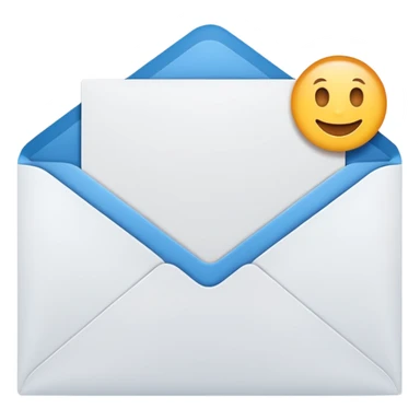 card with envelope sticker