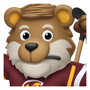 University of Minnesota golden gopher hockey  sticker