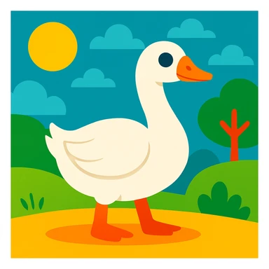 Goose sticker