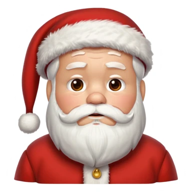 Very tired santa clause sticker