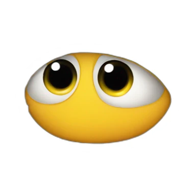 Eyelashes on hummingbird  sticker