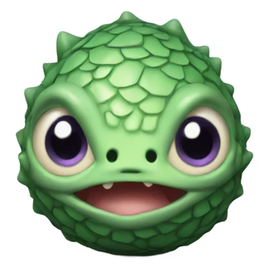 Baby dragon egg with eyes  sticker