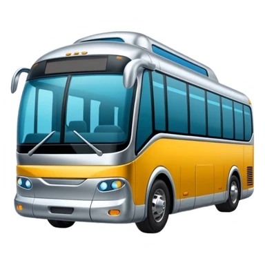 futuristic bus sticker