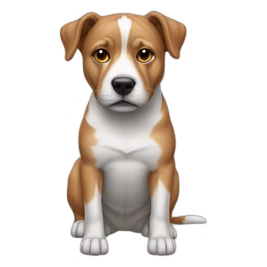 dog in jordans sticker