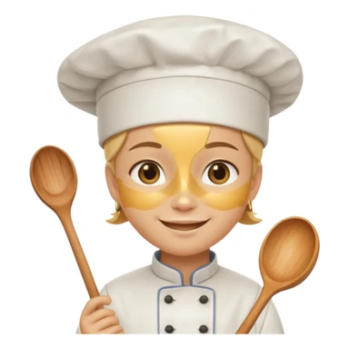 A salt and honey with legs and face sticker