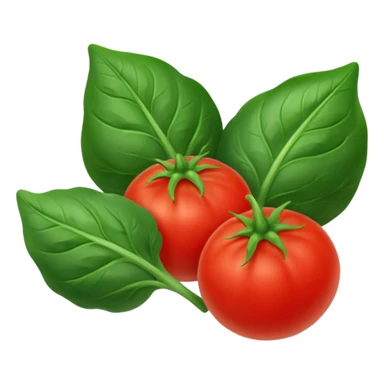 Spinach & tomato sticker