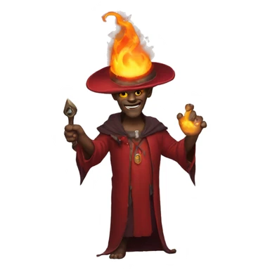 un sorcier diable sticker