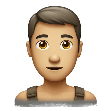 Face giving a side eye to a person meaning like what you mean  sticker