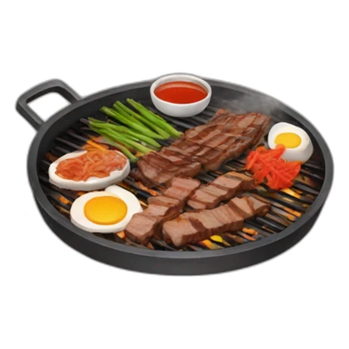 korean bbq sticker