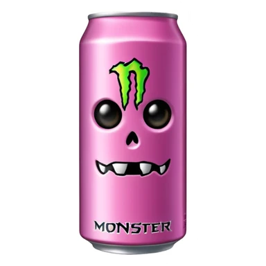 Normal can of monster energy drink nothing else no extra details needed just the real monster can  make it pink  sticker