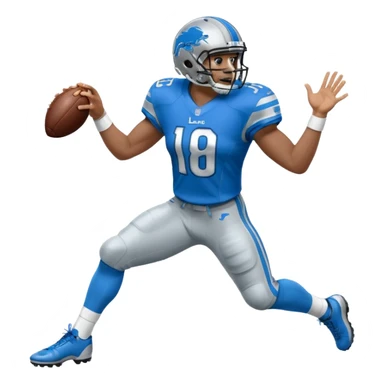 Detroit Lions Football sticker
